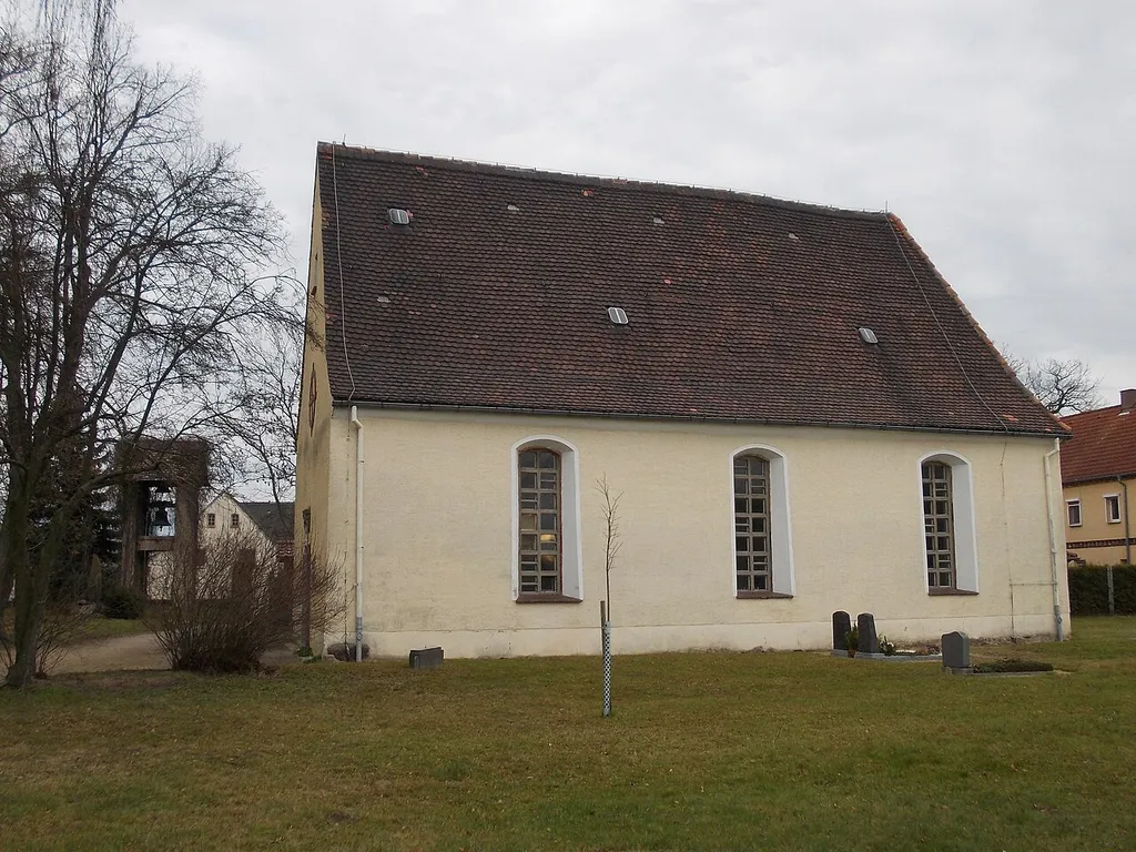 Gellert Church in Grosswölkau (Schönwölkau, Nordsachsen district, Saxony)