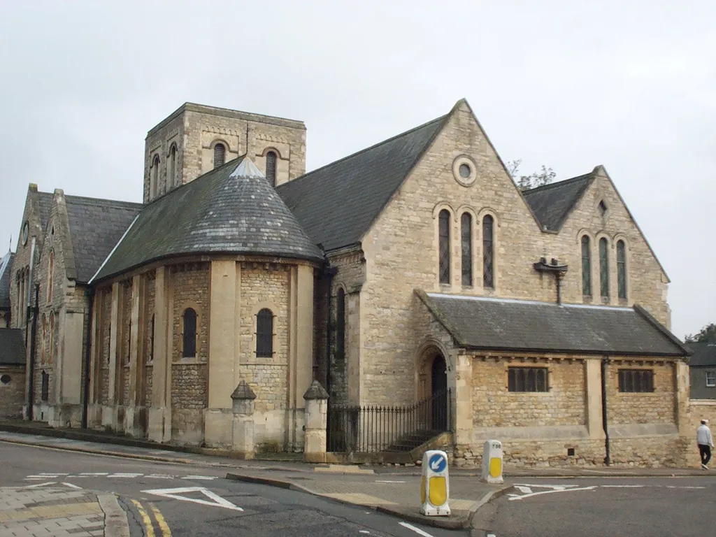 Polish Church of Sacred Heart of Jesus and St Cuthbert, 57 Mill Street, Bedford, Bedfordshire, England. Roman Catholic.