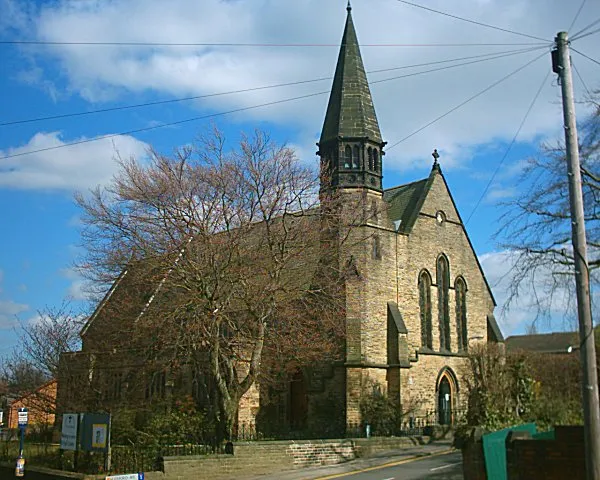 St Paul's parish church, Norton Lees Lane, Norton Lees, Sheffield, South Yorkshire, seen from the west