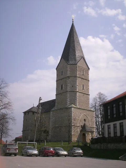 Parish church of Our Lady of the Snow in Svetina, Štore municipality, Slovenia.