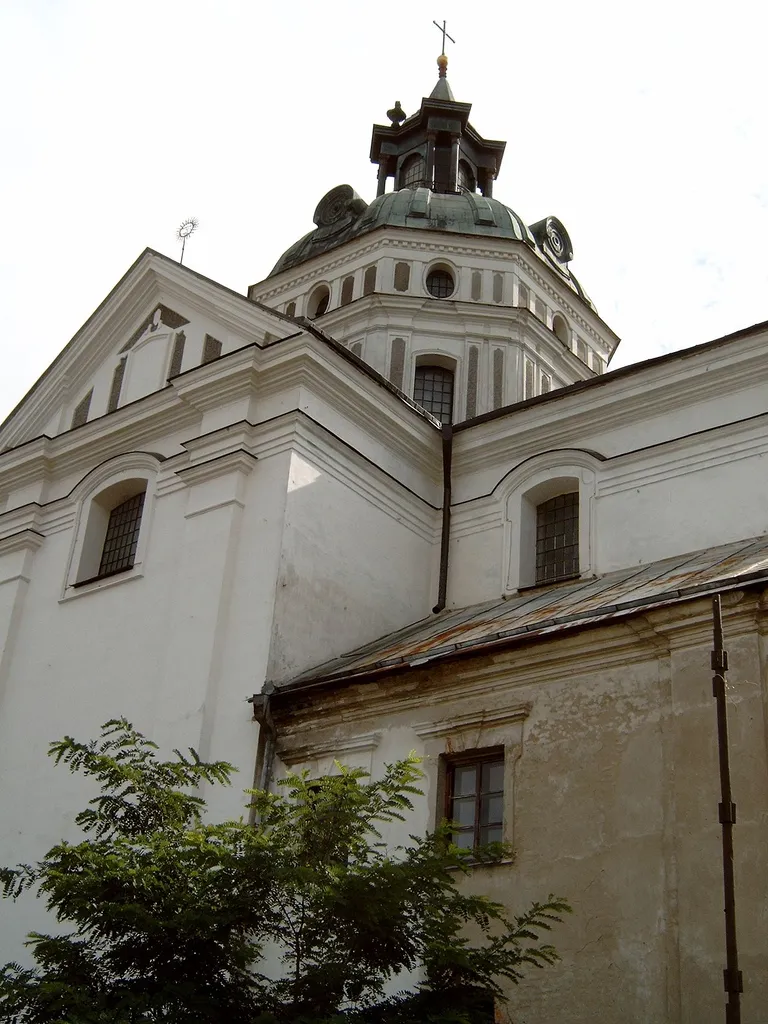 Монастир Кармелітів Босих.: Монастир Кармелітів Босих в Бердичеві. Купол костелу.