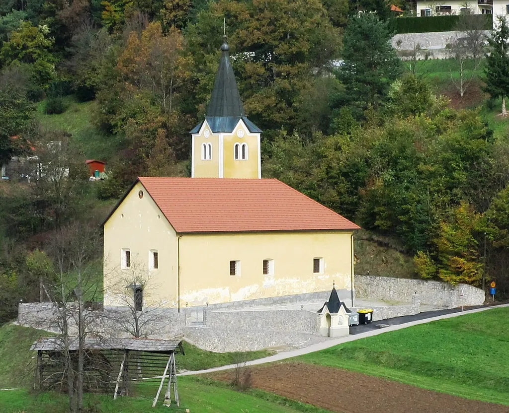 Church in Dole pri Polici Slovenia, Municipality of Grosuplje, Slovenia