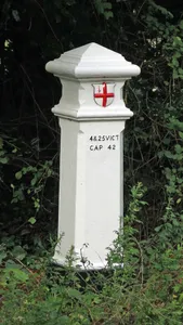 London Coal Duty Marker On County Boundary