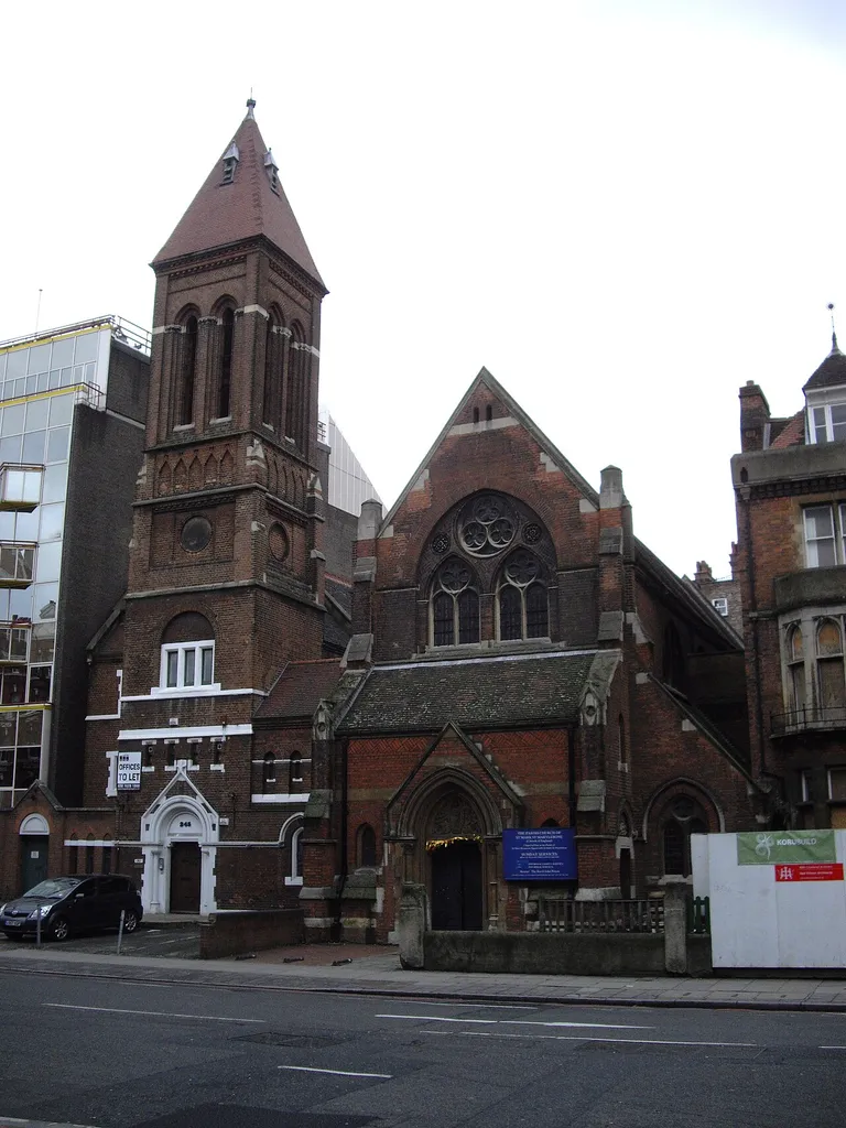 St Mark's parish church, Old Marylebone Road, London W1, seen from the northwest