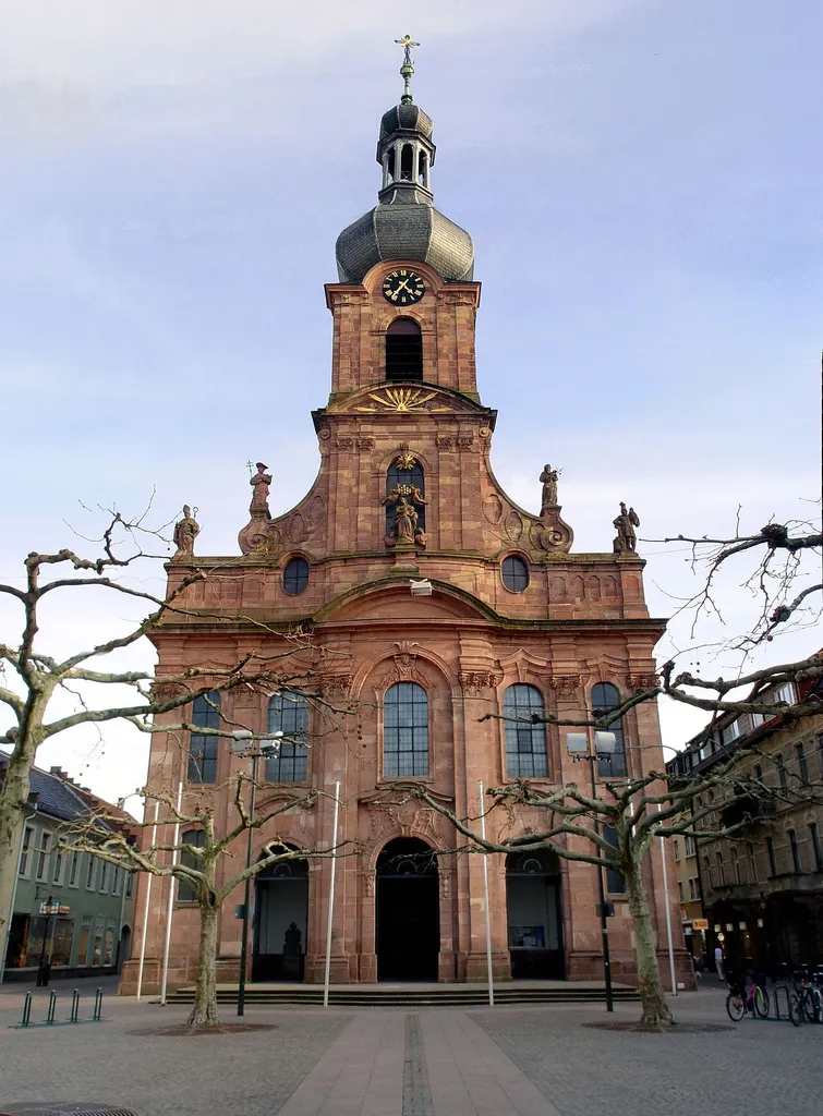 Fotografiert von Martin Dürrschnabel Stadtkirche St. Alexander in Rastatt.