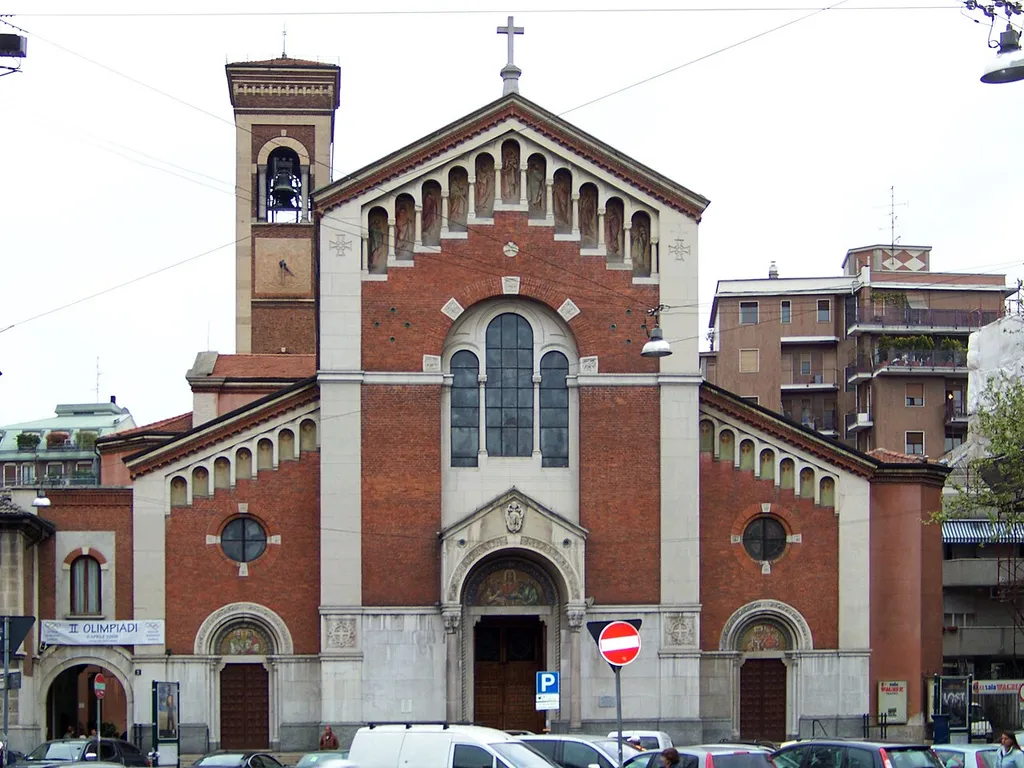 The San Pietro in Sala church, which was the last church we saw in Milan. It was right across the street from the fod market.