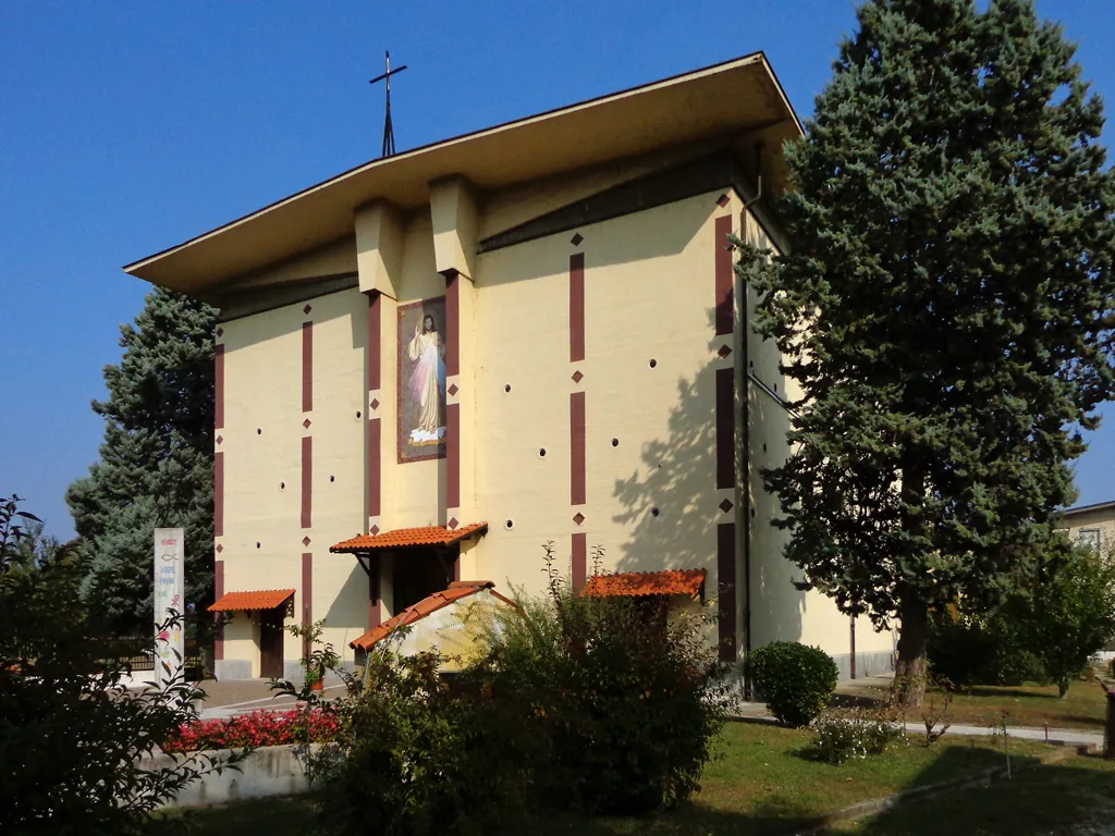 La chiesa di Sant'Alberto Magno a Novegro, frazione di Segrate (MI).