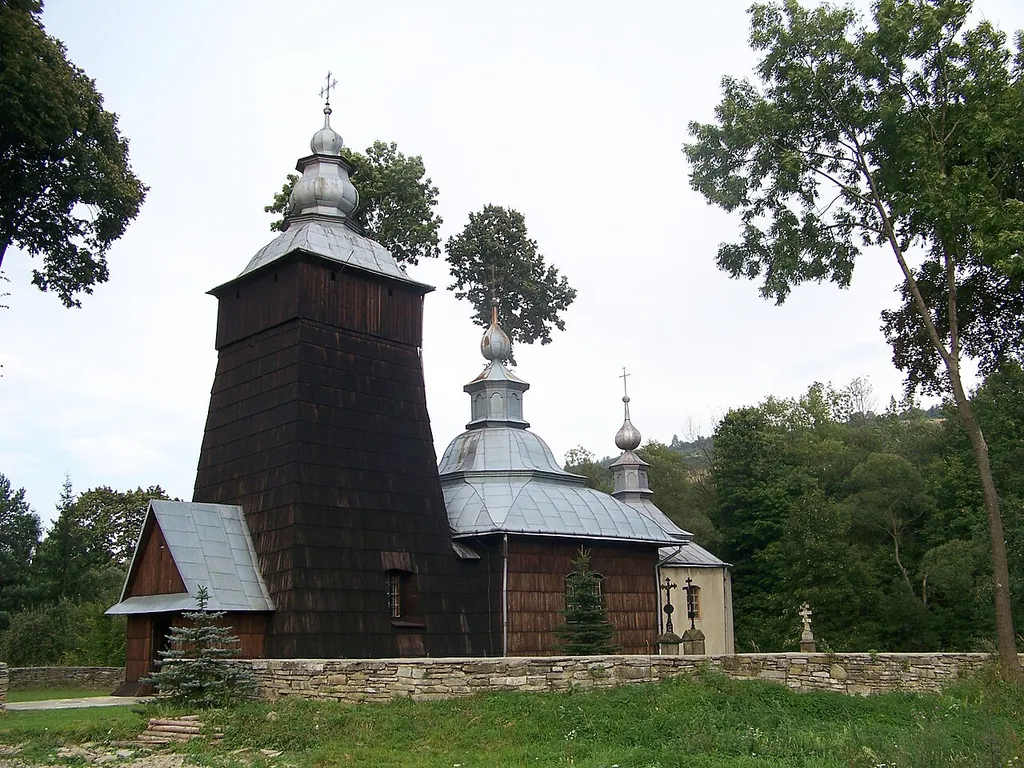 Ex-Orthodox church in Chyrowa, Poland