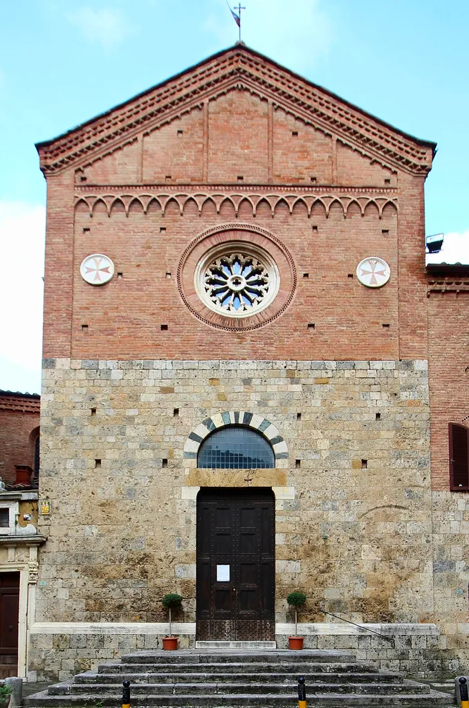 Church of San Donato (Chiesa di San Michele al Monte di San Donato), Piazza dell’Abbadia, Siena, the Tuscany region, Italy.