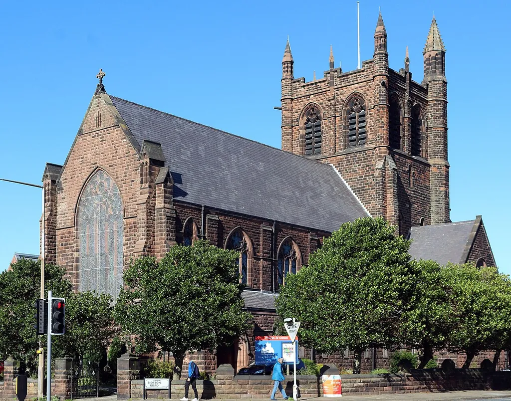 View from across the junction of Bidston Road and Gerald Road