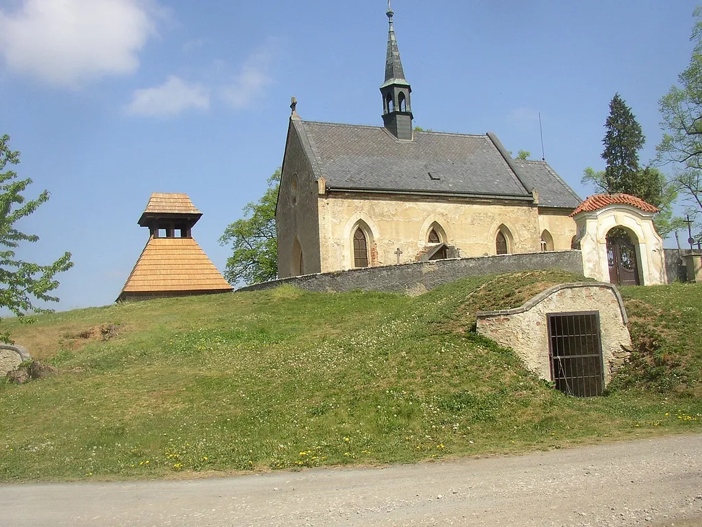 Church of St Nicholas in Běleč, Kladno District, Czech Republic.