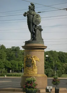Suvorov monument in Saint Petersburg