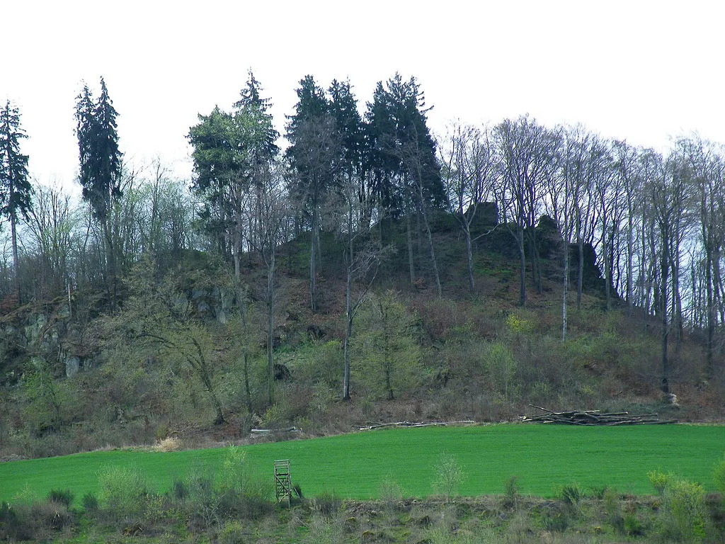 Bergkuppe Wallenstein im NSG Wallenstein von Norden aus gesehen; Meschede.