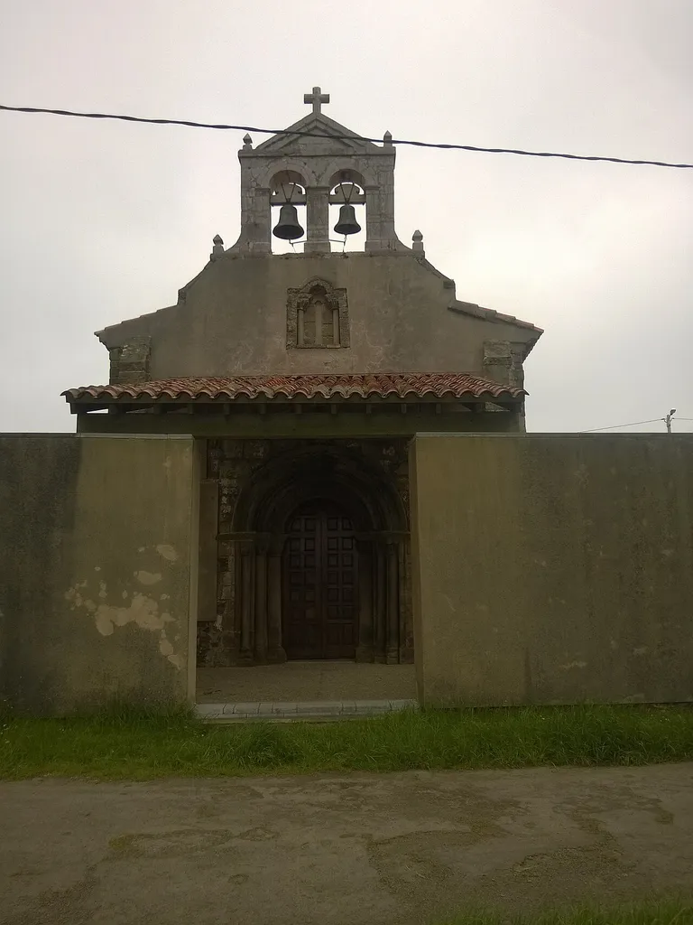 Bell tower and main door view (west front of the building)