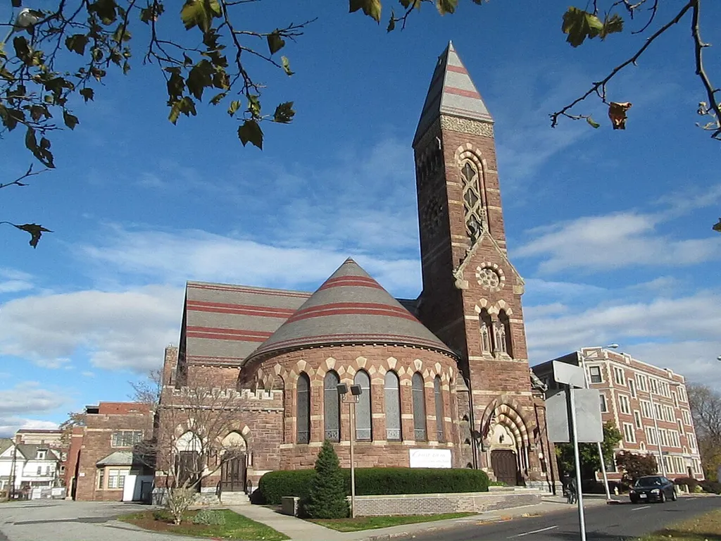 South Congregational Church, Springfield Massachusetts This is an image of a place or building that is listed on the National Register of Historic Places in the United States of America. Its reference number is 76000245 (Wikidata).