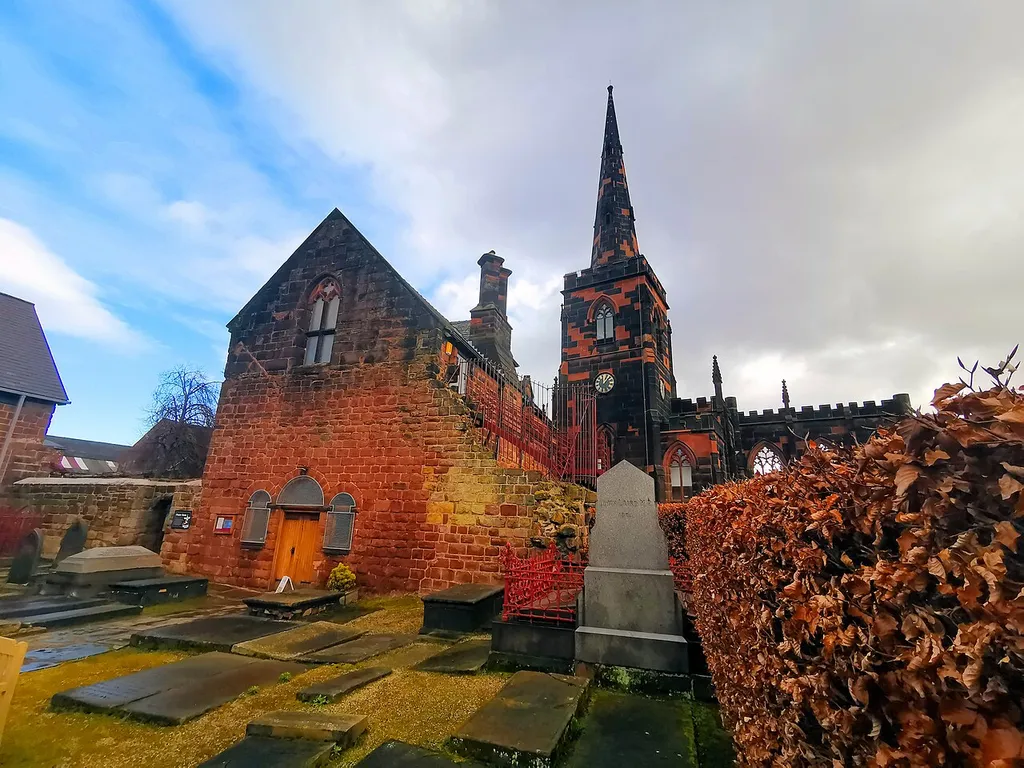 Wirral, Remains of Church of St Mary.