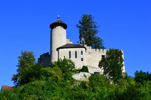 Hermitage with Birseck Castle ruins
