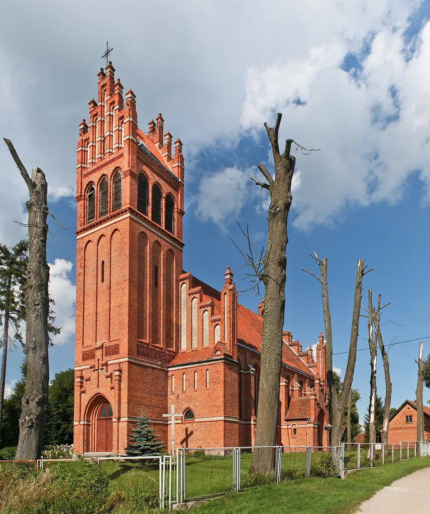 Saint John the Baptist Church in Giławy (Gillau), Warmian-Masurian, Poland.