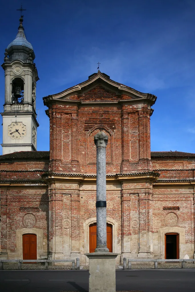 Parish church in Bereguardo, Pavia, Italy. Dedicated to Sant'Antonio abate