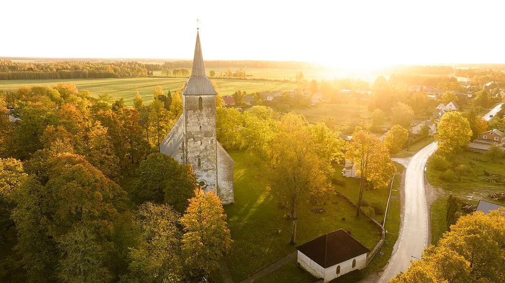 churchyard in Estonia