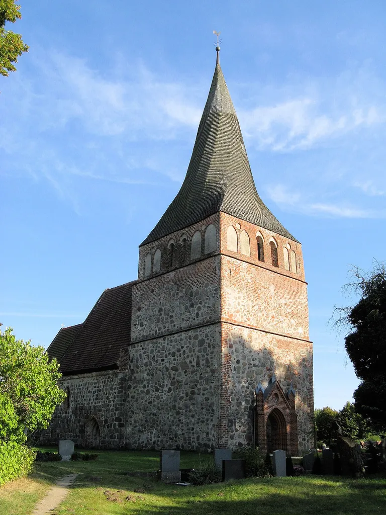 Church in Kittendorf, disctrict Demmin, Mecklenburg-Vorpommern, Germany