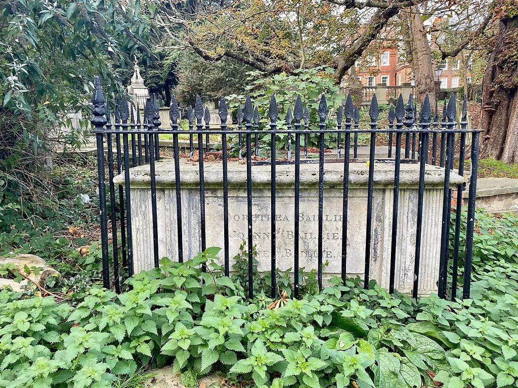 Tomb of Joanna Baillie at St-John-at-HampsteadHampstead This is a photo of listed building number 1067356.