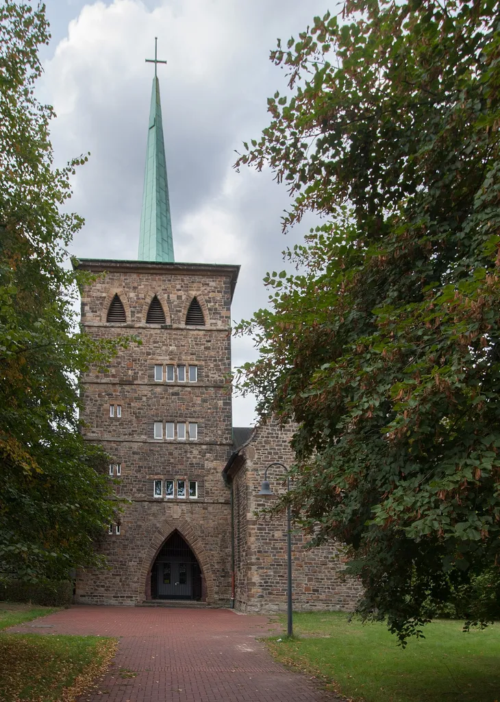 This file was uploaded with Commonist. Herten Baudenkmal 43 Ev Pfarrkirche Christuskirche