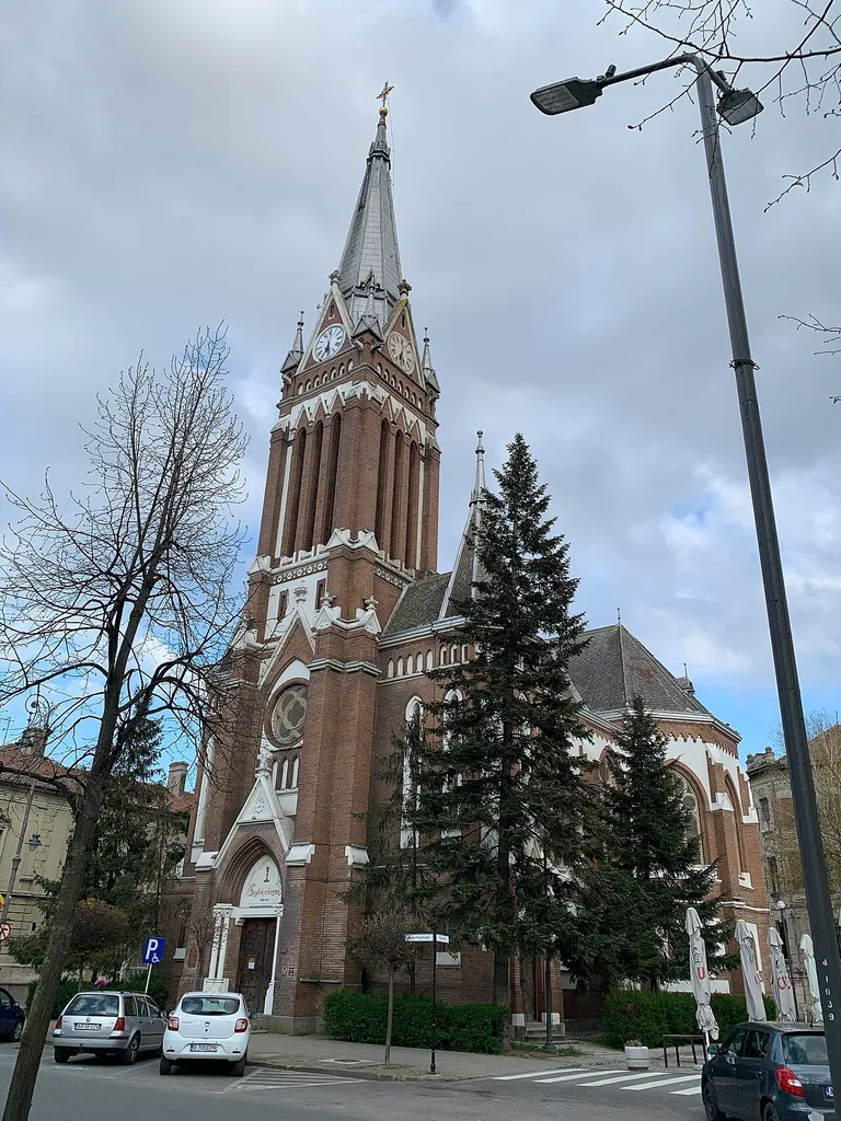 Red Church (Rote Kirche, Biserica Roșie) in Arad
