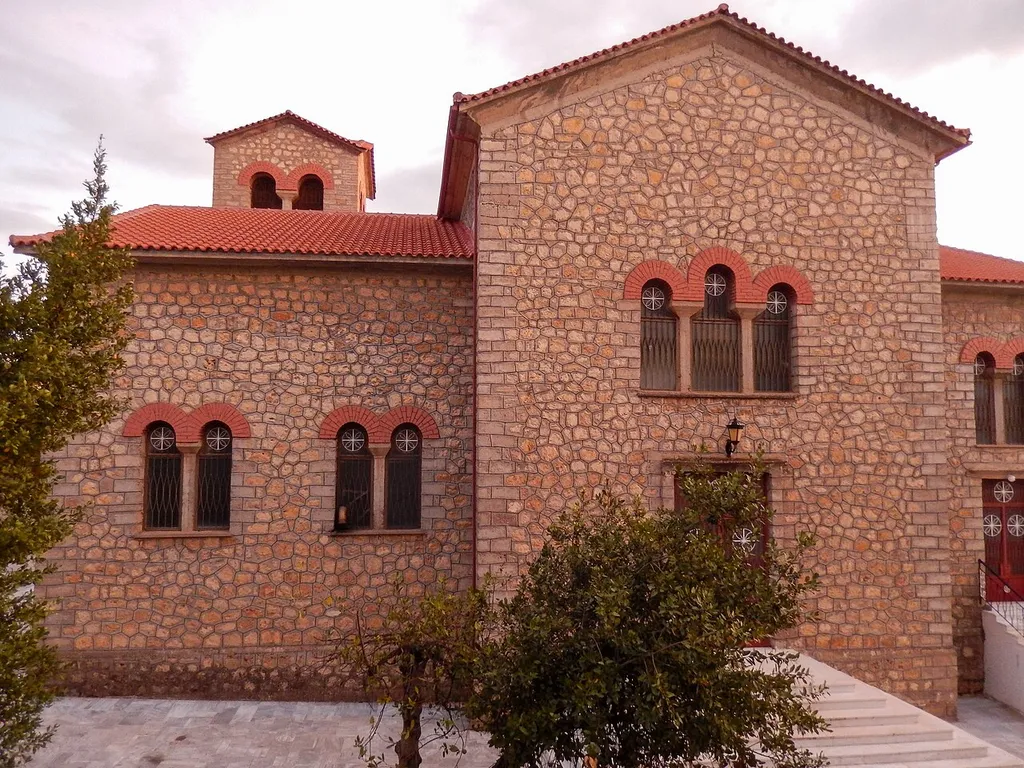 Kirche Mariä Himmelfahrt in Olympia, Griechenland.