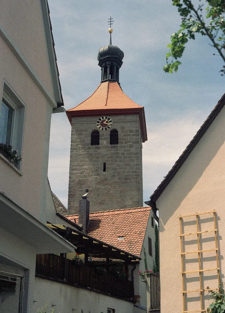 Abenberg. the tower of the church Sankt Jacob