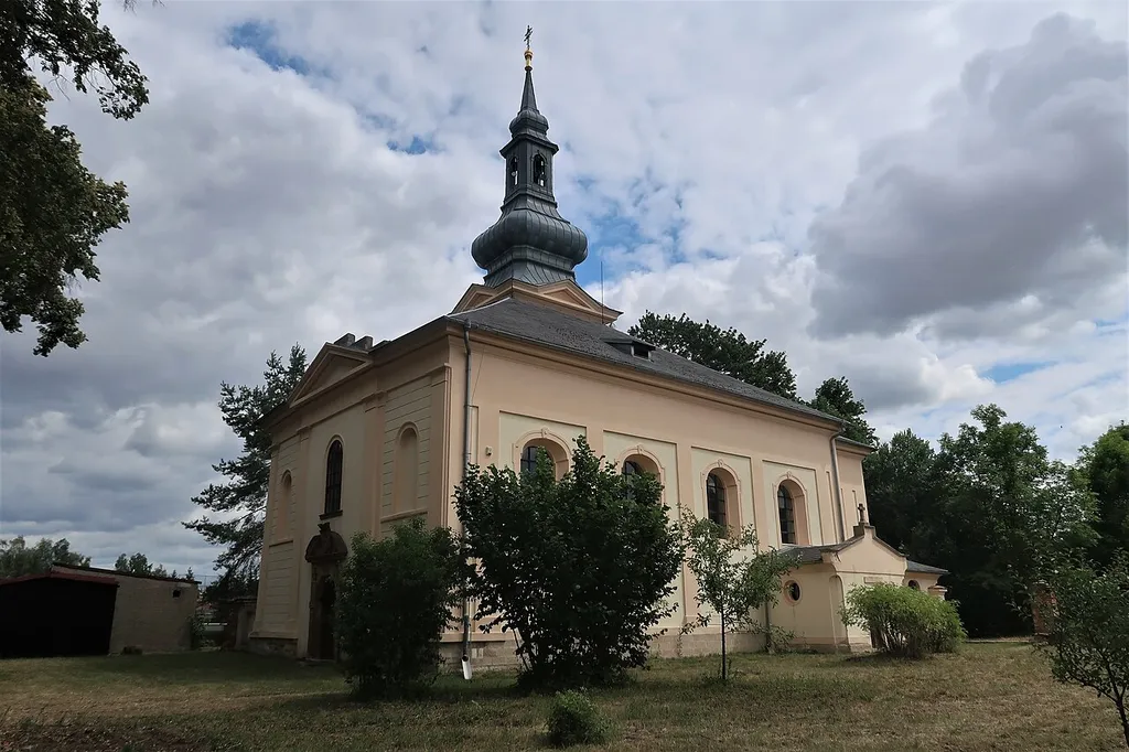 Barokní kostel sv. Jiljí v Křinci