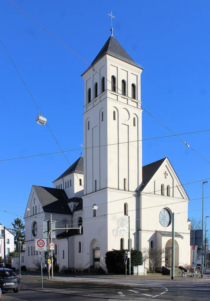 Frankfurt-Nied, the Saint Mark church