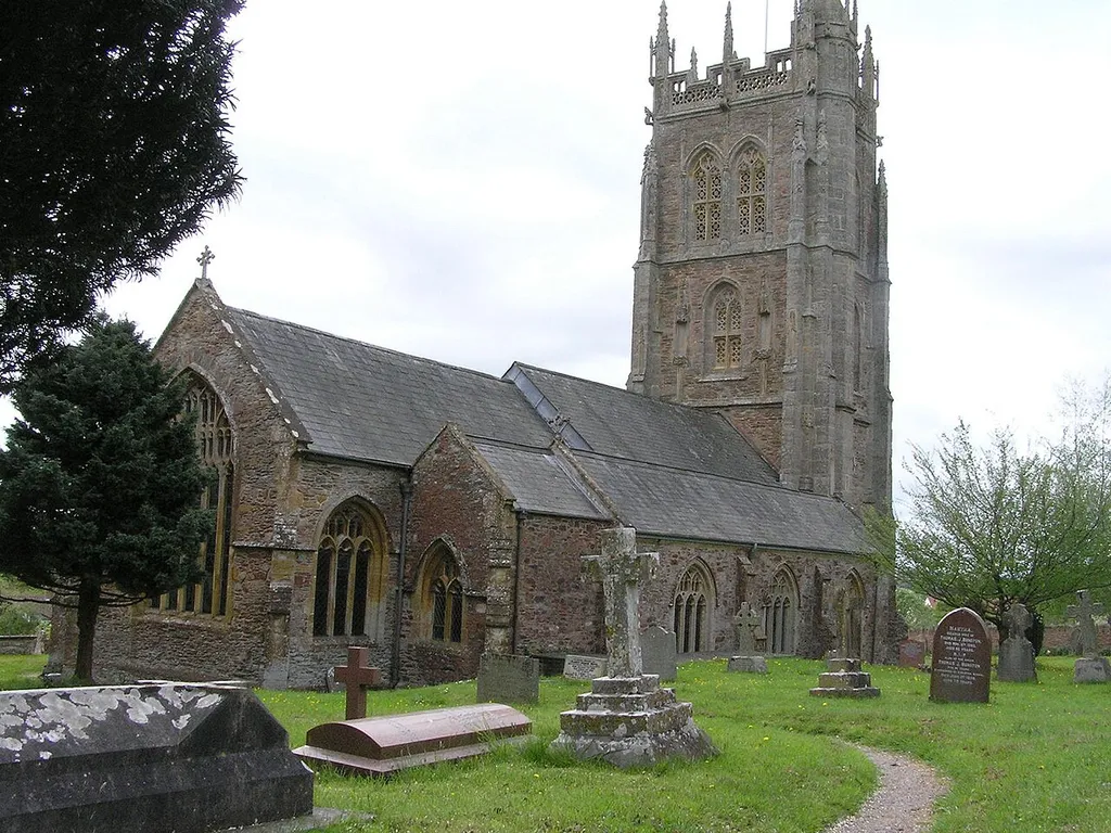 St Mary's parish church, Kingston St Mary, Somerset, seen from the east