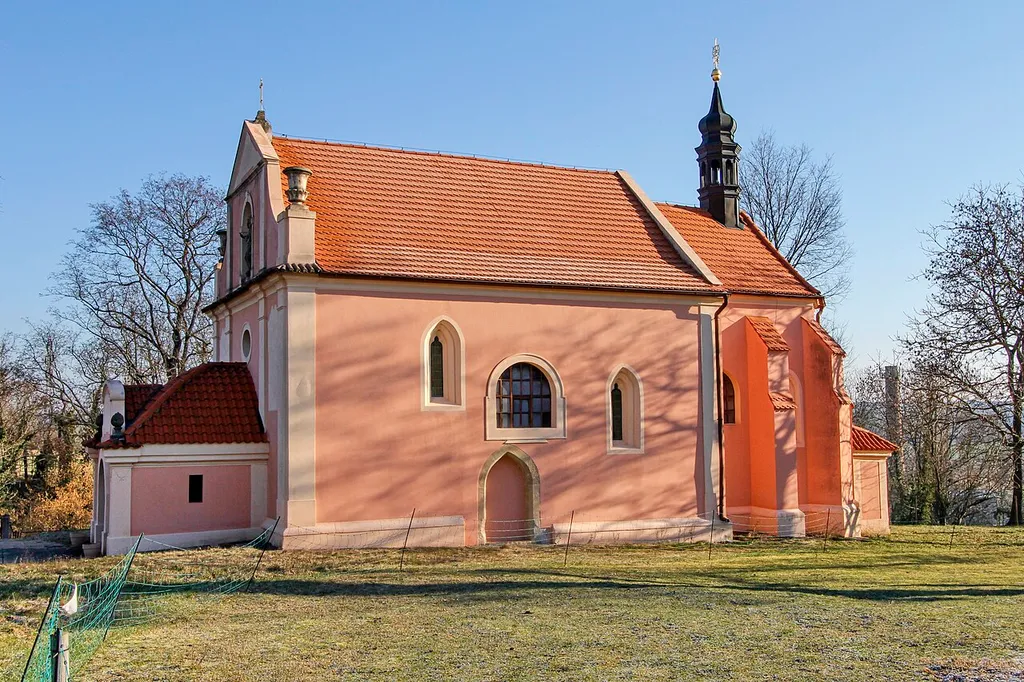 Kostel sv. Martina v Dražicích (Benátky nad Jizerou), jižní pohled