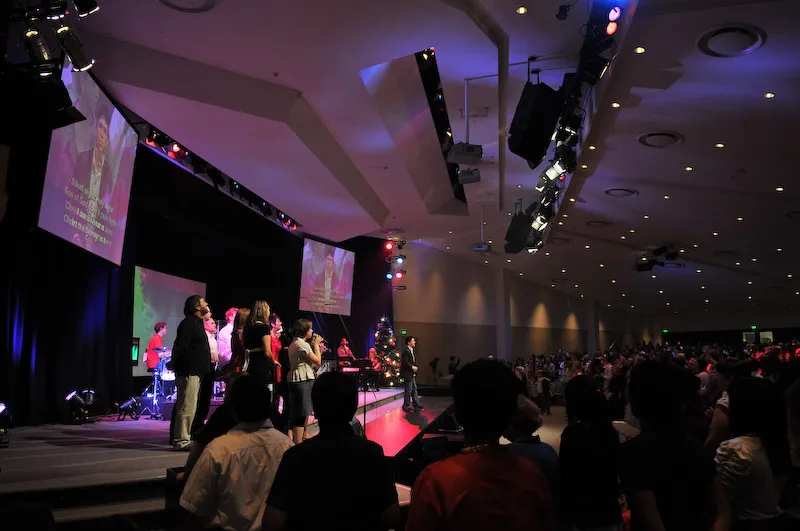 Christmas worship service at Crossway Baptist Church, Melbourne