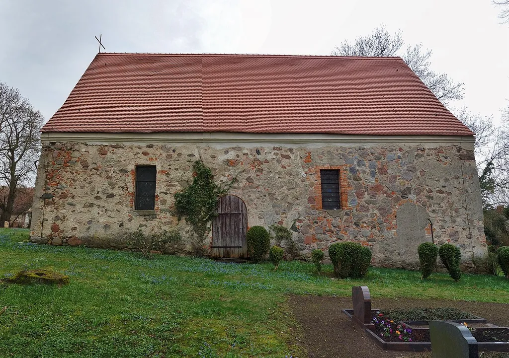 Southern view of church in Werbelow, Uckerland municipality, Uckermark district, Brandenburg state, Germany