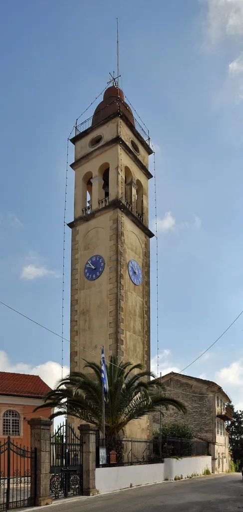 Sinarades (Σιναράδες Κέρκυρας, Corfu, Greece): bell tower