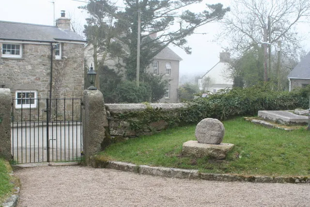 Ancient cross head in Crowan churchyard