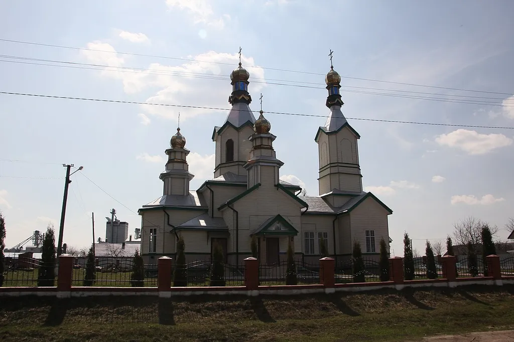 Дерев'яна церква в селі Борсуки, Ланівецького району, Тернопільської області.