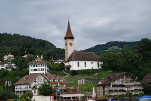 Hilterfingen Reformed Church with Rectory
