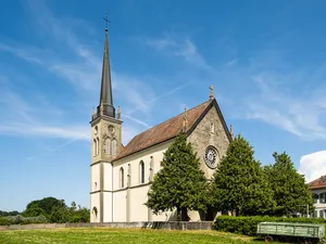 St. Stephen's catholic church with cemetery