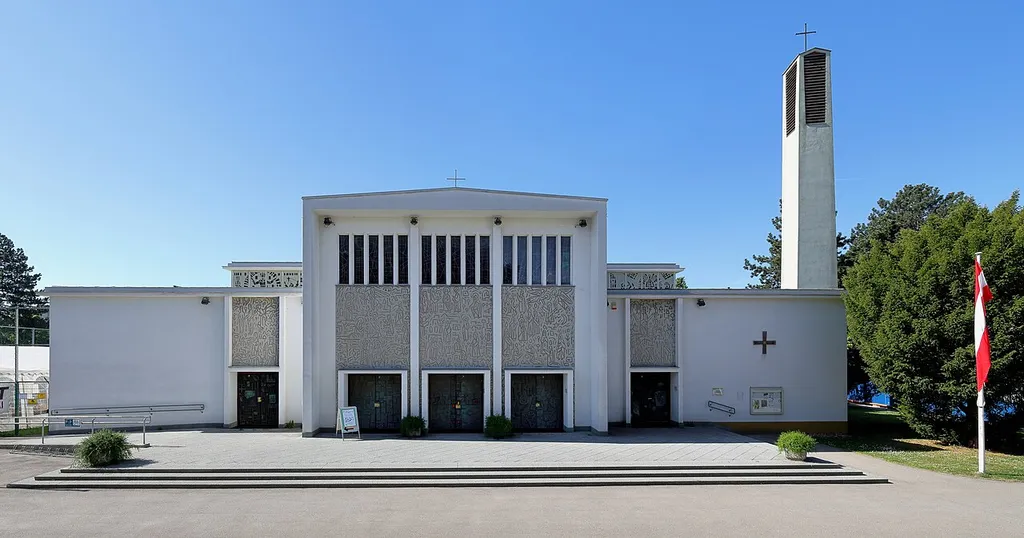 The parish church of Strebersdorf in Vienna.