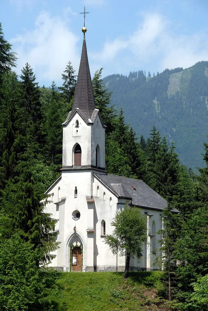 Parish church Saint Leonard in Loibltal, municipality Ferlach, district Klagenfurt Land, Carinthia, Austria, EU