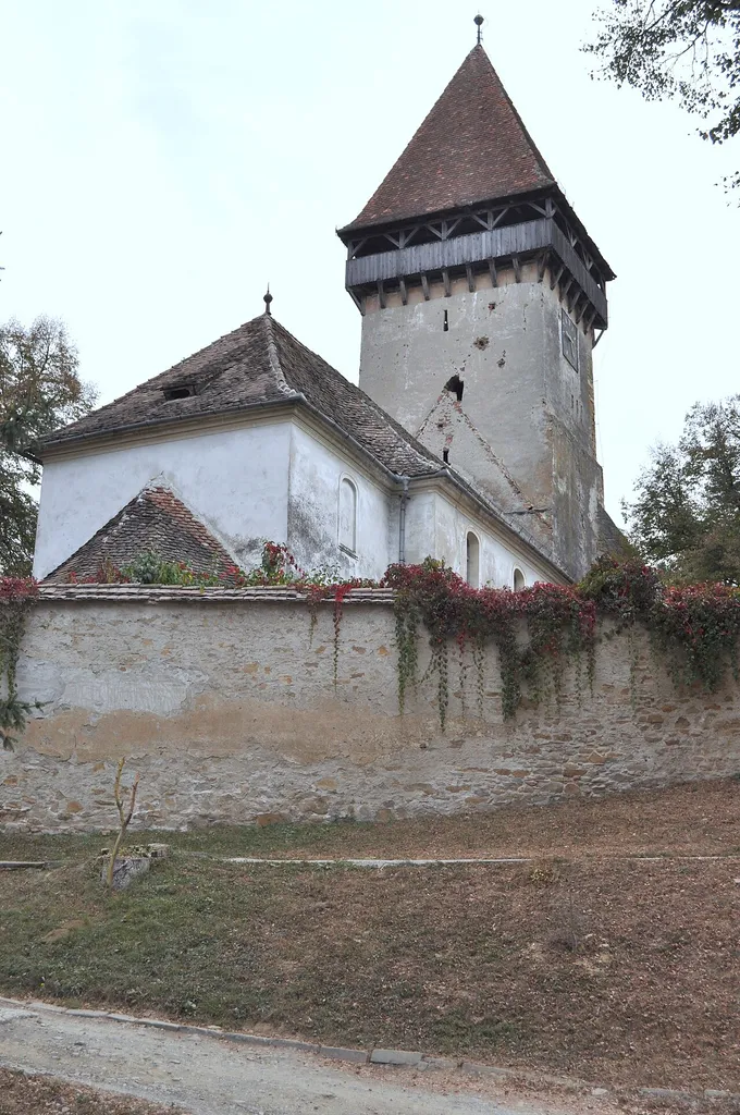 Saxon fortified church in Chirpăr, Sibiu county