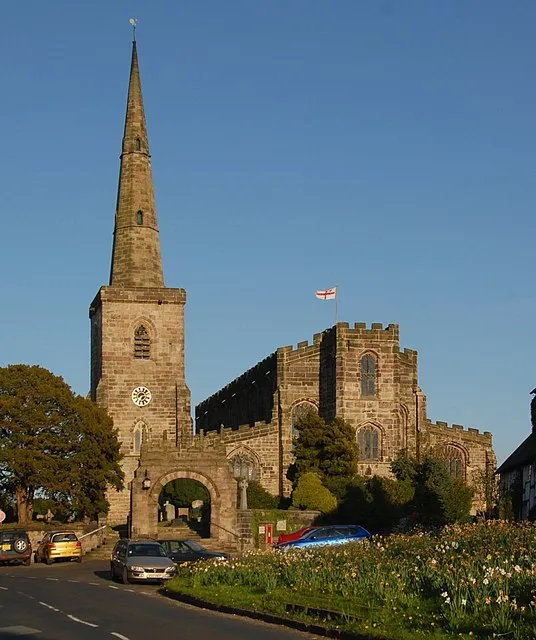St. Mary's , Astbury, near to Astbury, Cheshire, Great Britain. St. Mary's church, Astbury