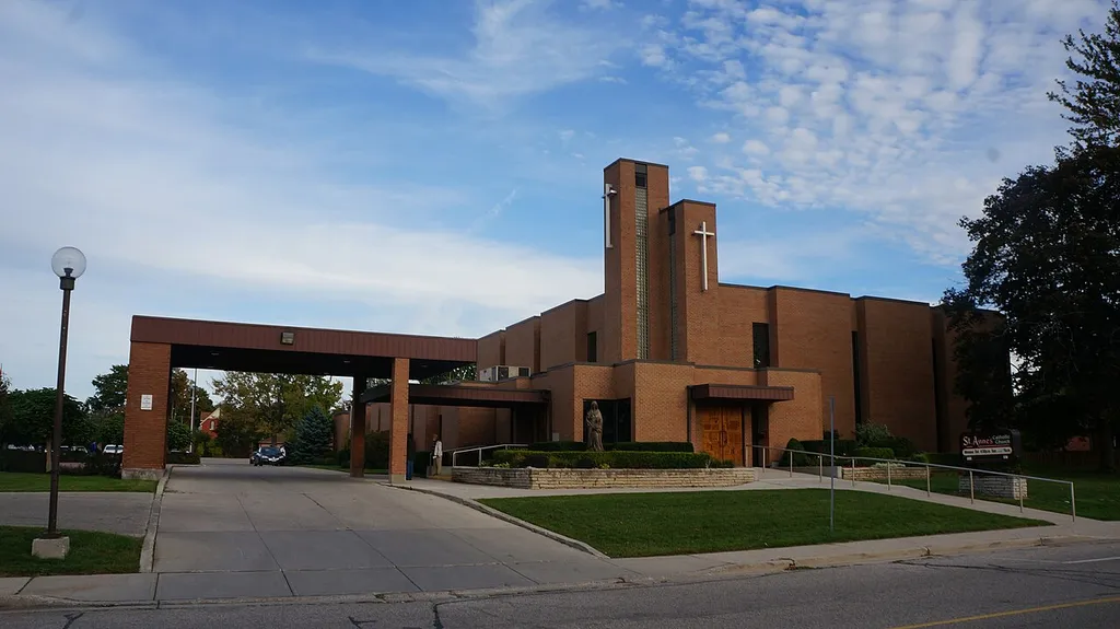 St. Anne Roman Catholic Church in St. Thomas, Ontario.