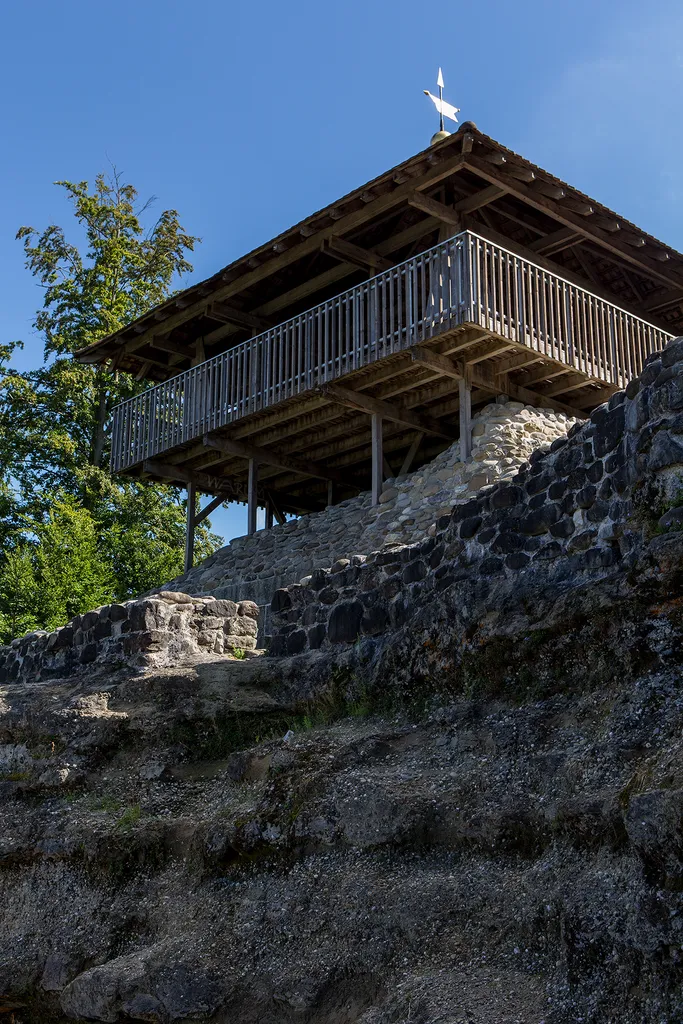 Ruine der äusseren Burg Wiggern in Wolhusen (LU)