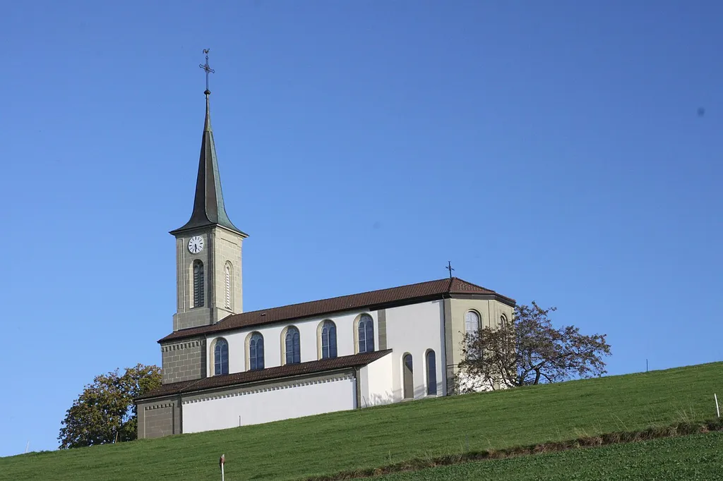 Church of St. Maurice, Sur la Vellaz 84, Massonnens