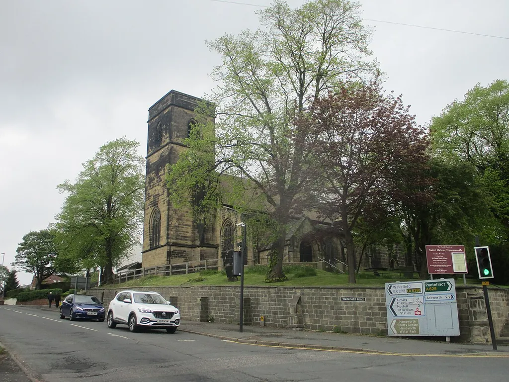St Helen's Church, Station Road, Hemsworth, West Yorkshire. Taken on the afternoon of Sunday the 1st May 2022/