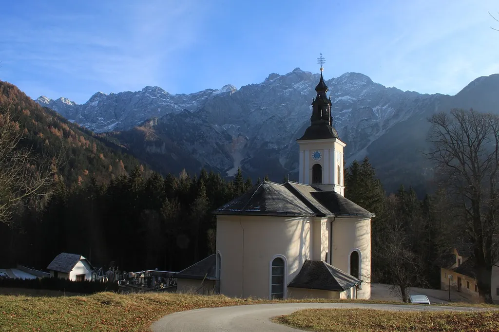 Parish Church of St. Oswald, Jezersko, Slovenia.
